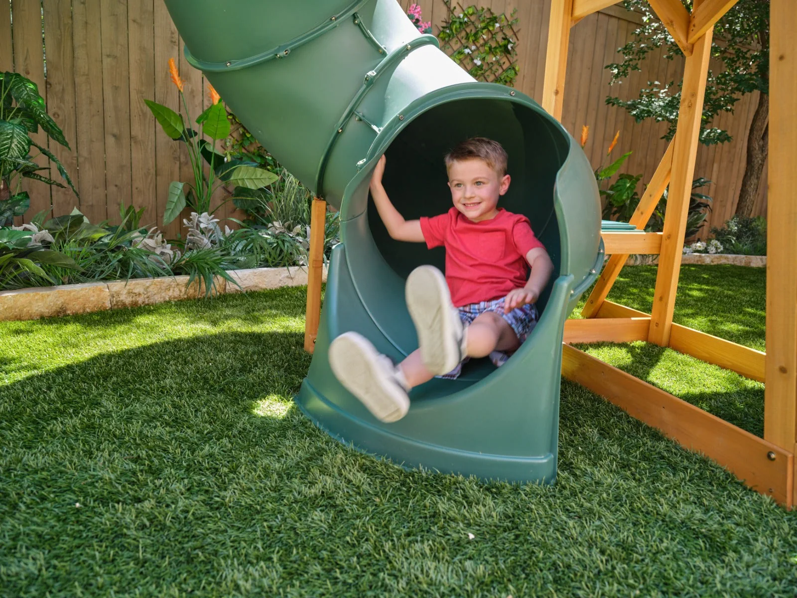 Bear Cave Lodge Swing Set / Playset - Installation Available (Assembly) - Image 6