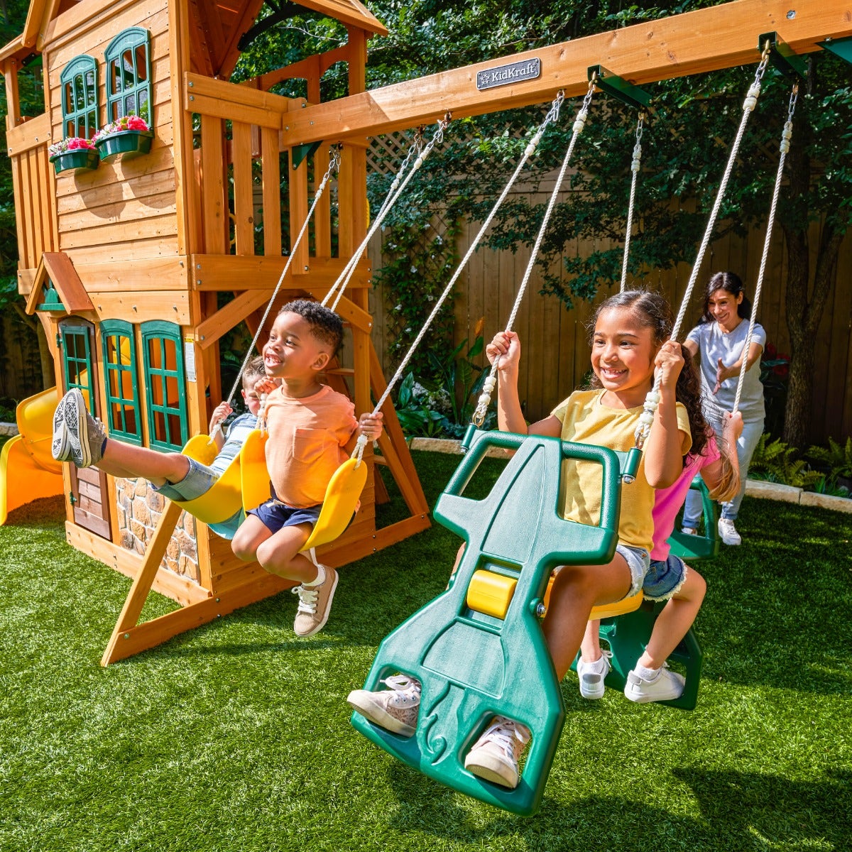 Boulder Station Swing Set / Playset - Installation Available (Assembly) - Image 6