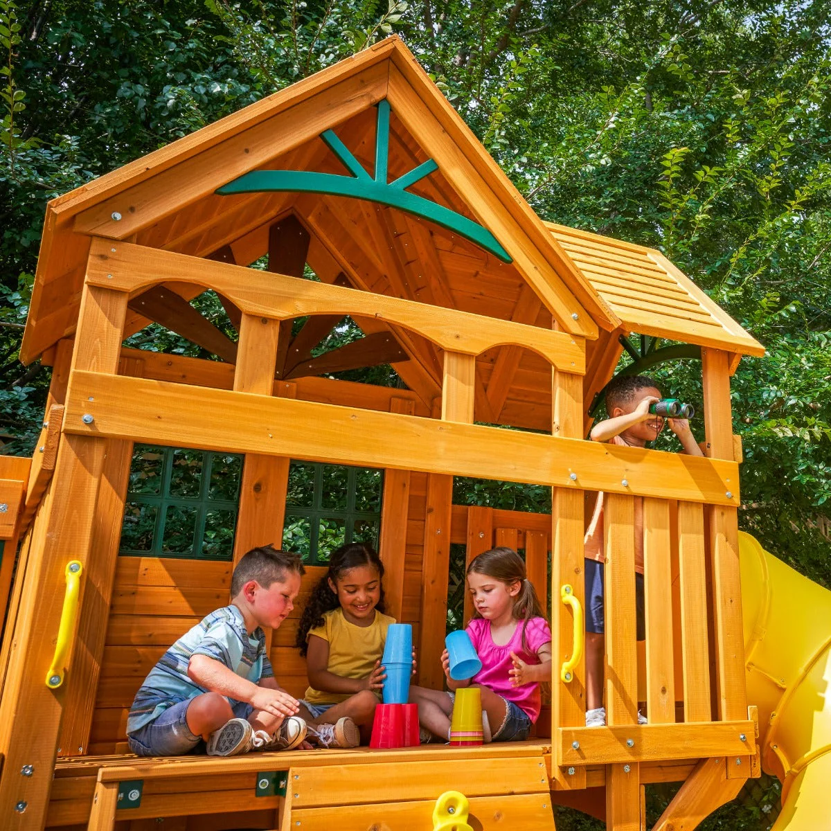 Boulder Station Swing Set / Playset - Installation Available (Assembly) - Image 8