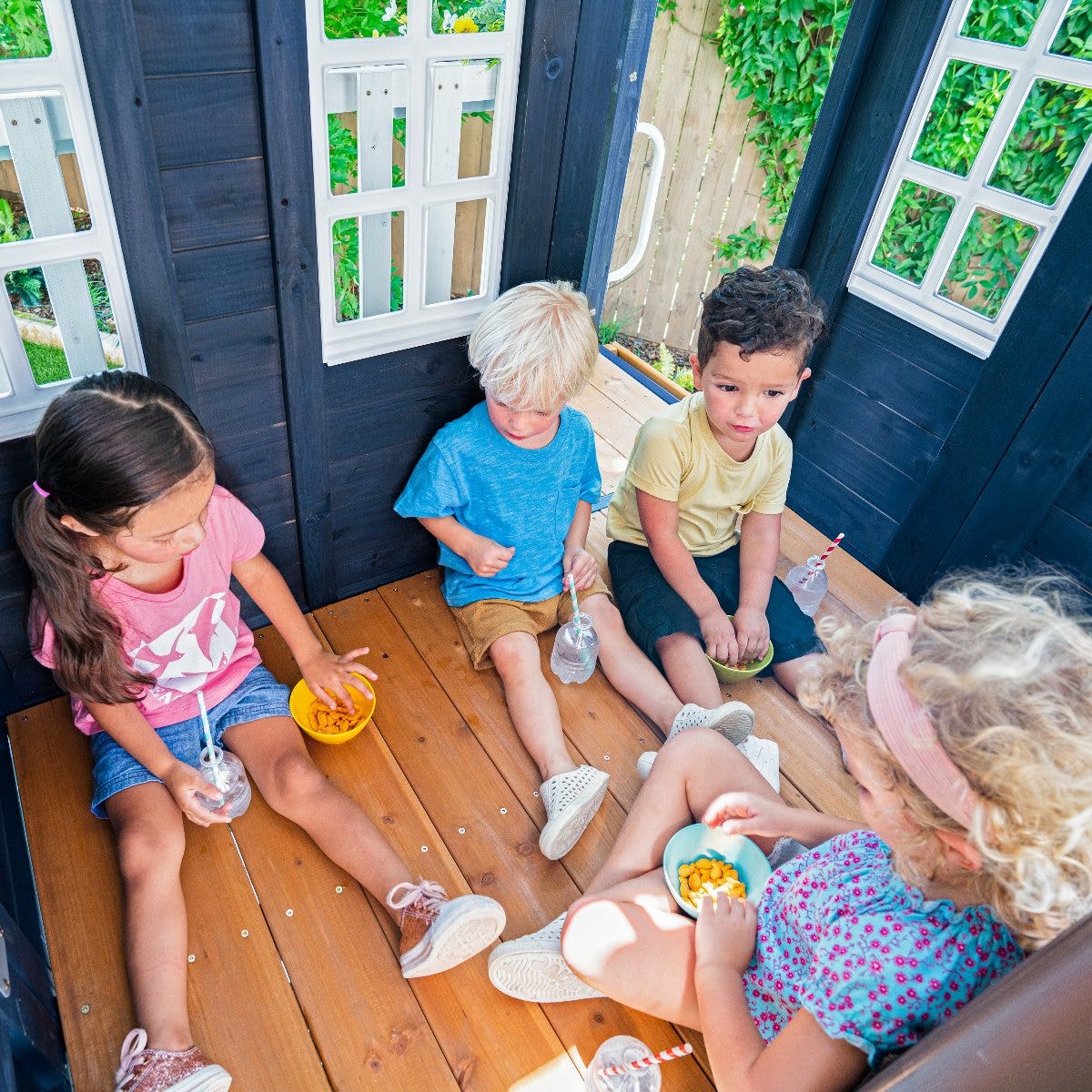 Cozy Escape Playhouse - Navy, Installation Available (Assembly) - Image 3