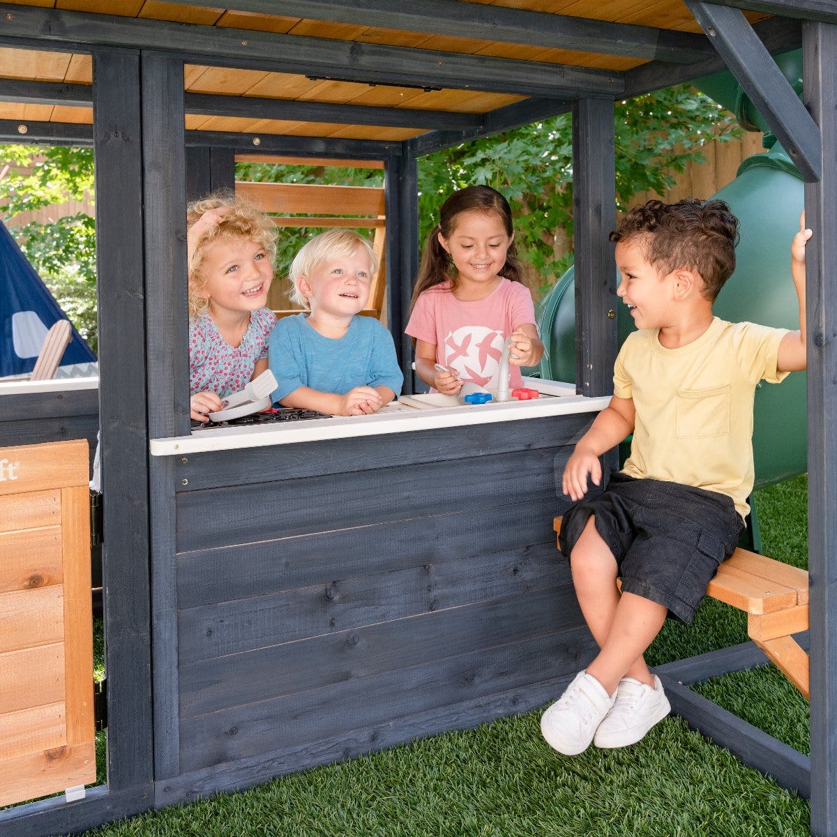 Cozy Escape Playhouse - Navy, Installation Available (Assembly) - Image 8