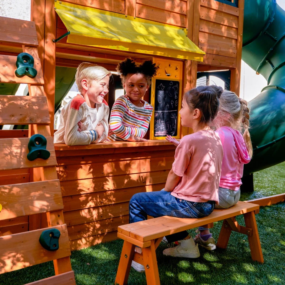 Falcon Ridge Wooden Swing Set / Playset - Installation Available (Assembly) - Image 3