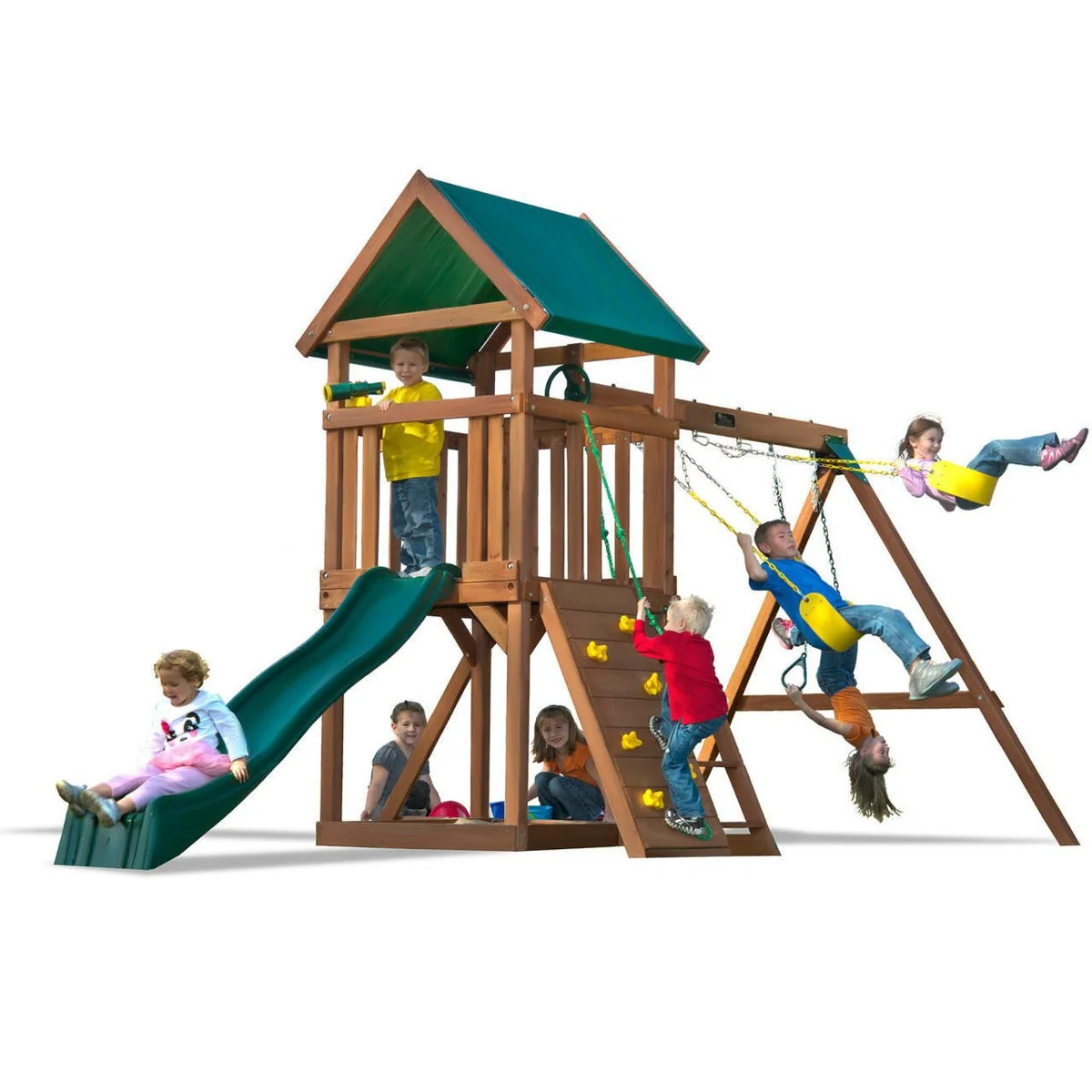 High Flyer Wooden Swing Set by Swing-N-Slide - Installation Available (Assembly) - Image 10