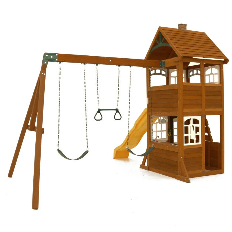 McKinley Wooden Swing Set / Playset - Installation Available (Assembly) - Image 12