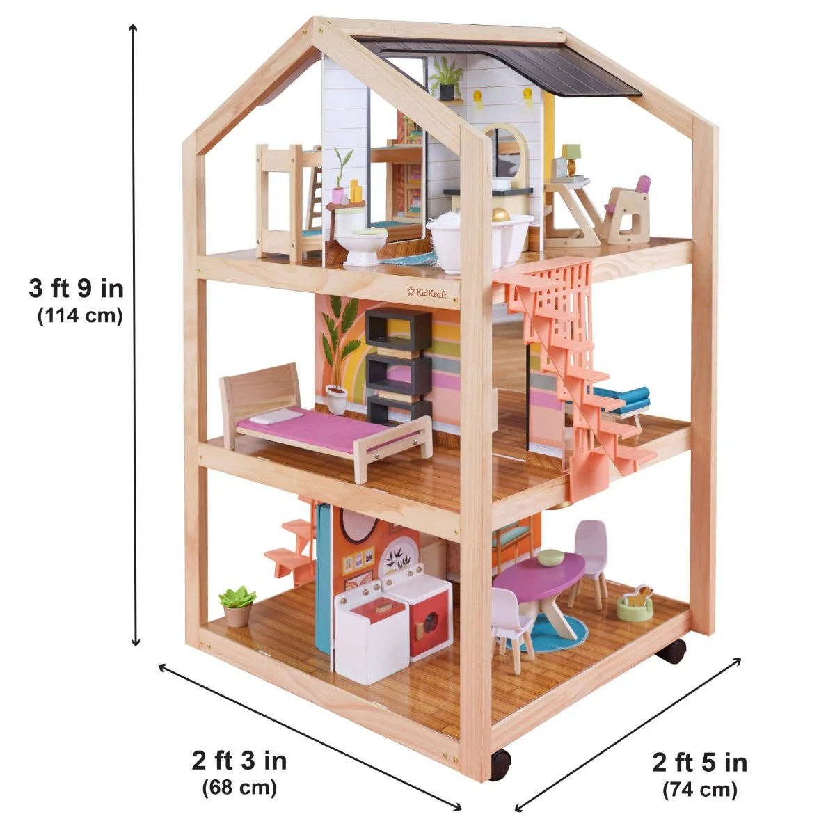 So Stylish Mansion Dollhouse - Boho Naturals - Image 12