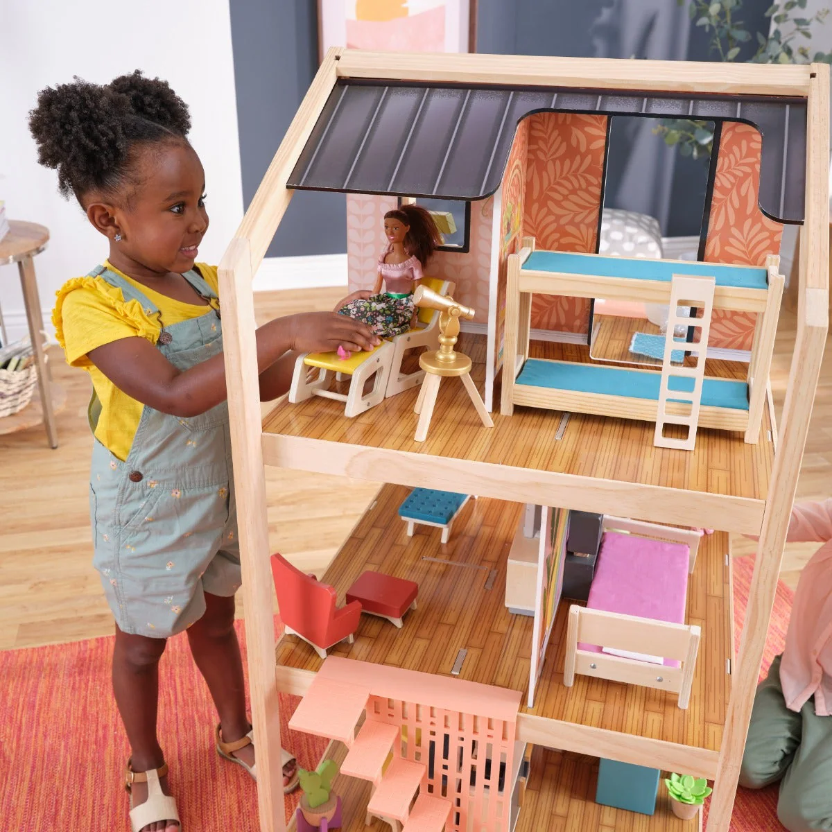 So Stylish Mansion Dollhouse - Boho Naturals - Image 6