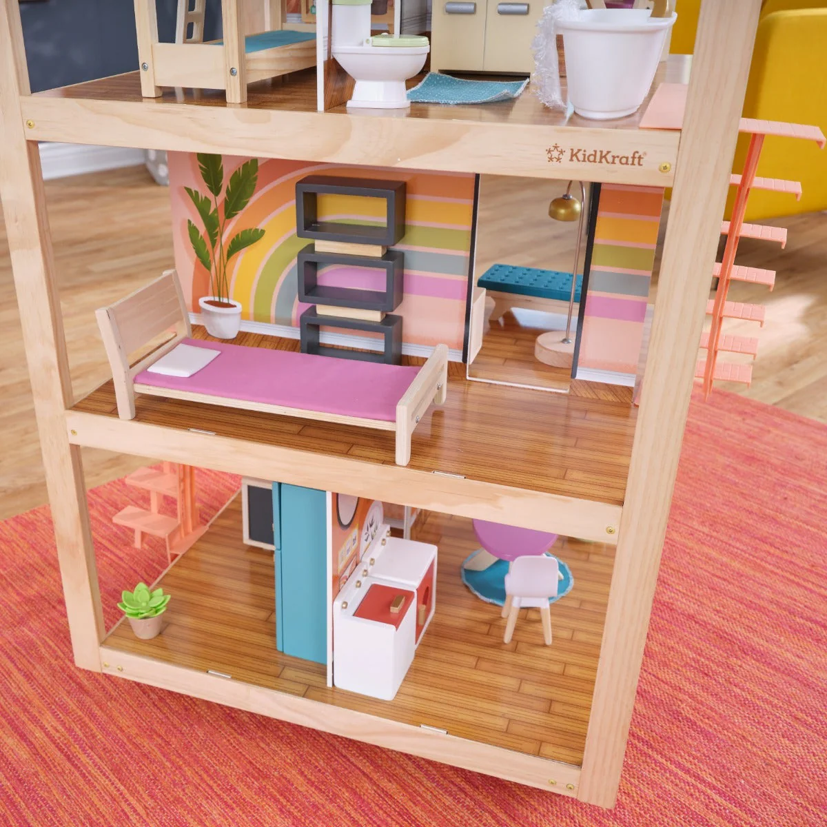 So Stylish Mansion Dollhouse - Boho Naturals - Image 8