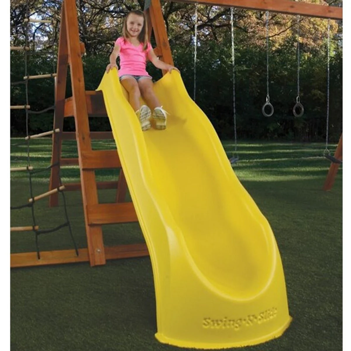 Super Speedwave Slide by Swing-N-Slide - Yellow - Image 2