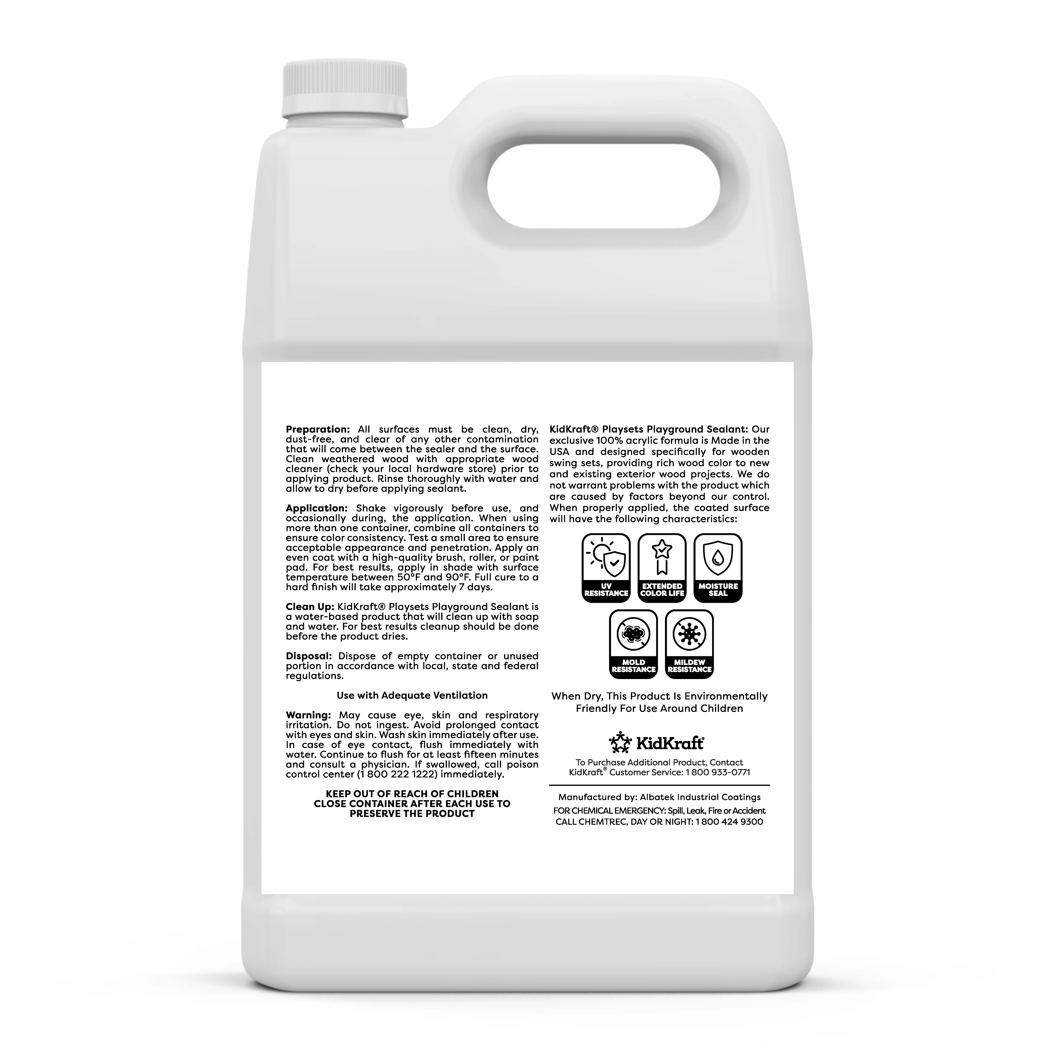 Swing Set/Playhouse Stain/Sealant – Wheat (1 Gallon) - Image 4